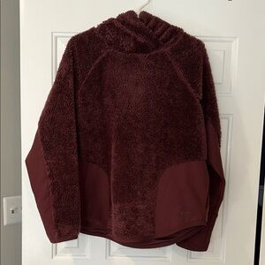 Nike Burgundy Fleece Hoodie
